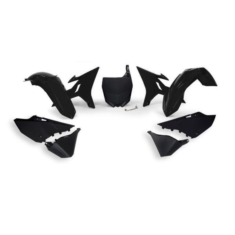 RACETECH R-KITYZ0-NR0-REV : RACETECH Revolution Replacement Plastics Kit Black Yamaha YZ125/250