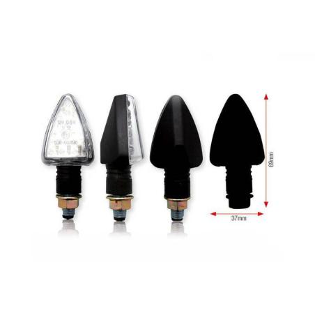 BIHR 007-1 : Juego de intermitentes LED BIHR Tri (brazo corto)