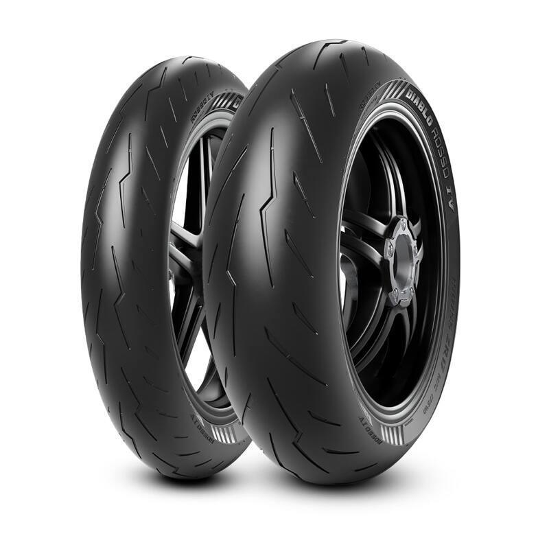 PIRELLI 4074700 : Neumático PIRELLI DIABLO ROSSO IV 200/60 ZR 17 M/C (80W) TL