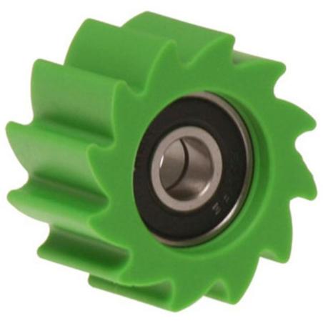 RFX FXCR2010055GN : Rodillo de cadena RFX Race (verde) 38 mm - Kawasaki KXF250/450