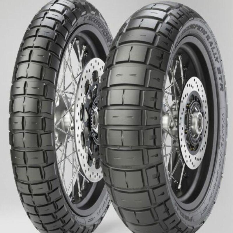 PIRELLI 2865100 : Neumático PIRELLI SCORPION RALLY STR (F) 110/80 R 19 M/C 59V TL M+S
