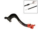 RFX FXRB5020099OR : Pedal de freno trasero RFX Pro FT (negro/naranja) - KTM SX85