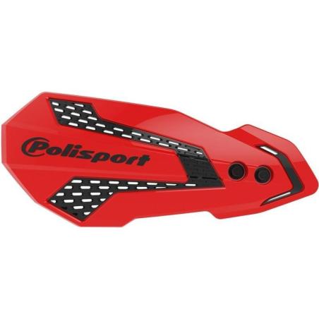 POLISPORT 8308200023 : Paramanos POLISPORT MX Flow rojo / negro - Honda CRF450R / RX