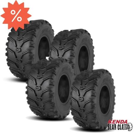 KENDA  : 4 Utility Tire Pack KENDA BEAR CLAW K299 6PR (2 x 25X8-12 + 2 x 25X10-12)