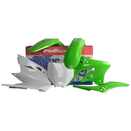 POLISPORT 90114 : Kit de plásticos POLISPORT color OEM - Kawasaki KX 450F