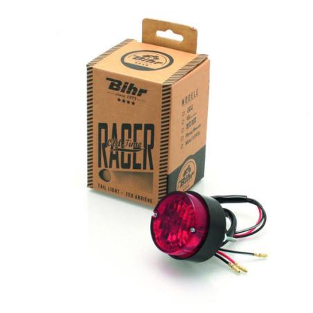BIHR 7AC99R091B : Piloto trasero homologado BIHR vintage negro