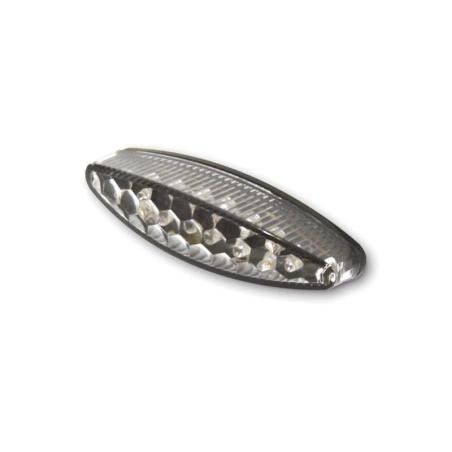 HIGHSIDER 255-140 : Piloto trasero LED HIGHSIDER Little Number1 (con luz de matrícula)
