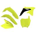 RACETECH R-KITRMZ-GF0-508 : RACETECH Plastic Kit Neon Yellow Suzuki RM-Z450