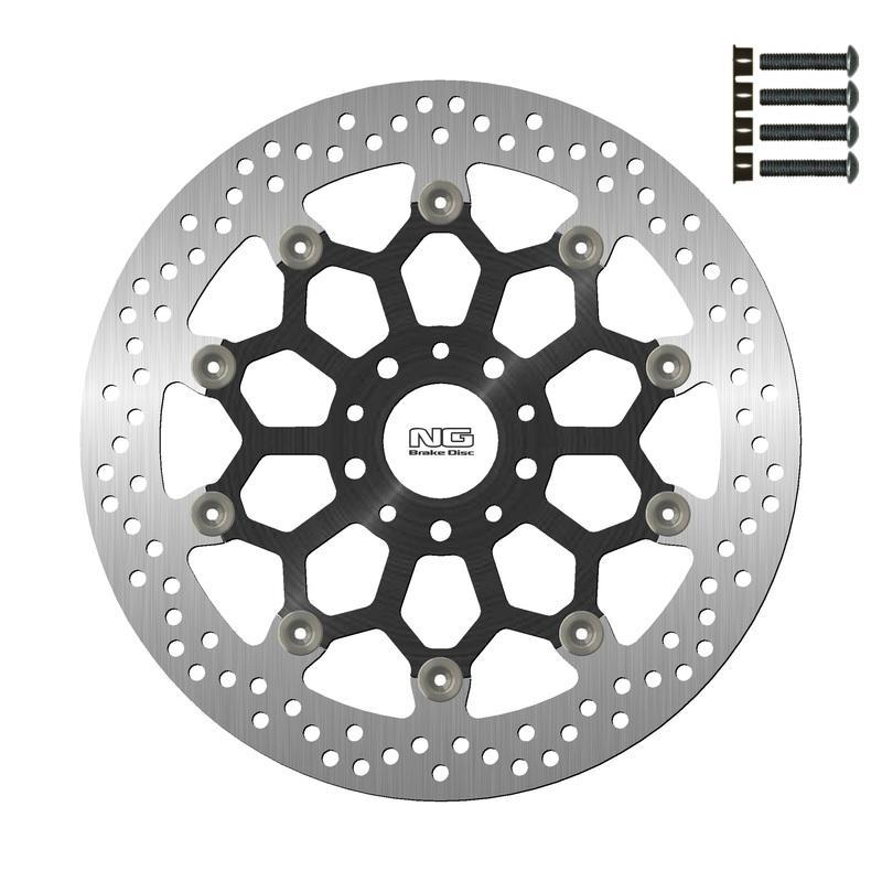 NG BRAKE DISC 1837GK34 : Kit disco de freno sobredimensionado NG BRAKES redondo flotante