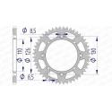 AFAM 17107+47 : Corona AFAM aluminio ultraligera autolimpiable 17107 - Paso 420