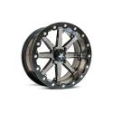 MSA WHEELS M21-05737 : Llanta MSA WHEELS M21 Lok Utility - plata / negro 15X7