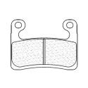 CL BRAKES 1257C60 : Juego de pastillas de freno sinterizadas CL BRAKES 1257C60