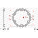 AFAM 71900-38 : Corona AFAM acero estándar 71900 - Paso 525