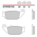 BREMBO 07HO61SX : Pastillas de freno BREMBO sinterizadas - 07HO61SX