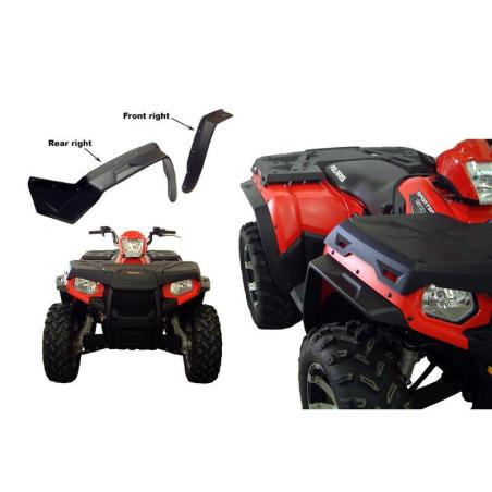 DIRECTION 2 OFSPL6000 : Kit Extensión Guardabarros DIRECTION 2 Negro Polaris