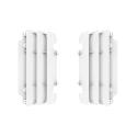 POLISPORT 8472500003 : Cubre radiador POLISPORT - blanco Kawasaki KX250
