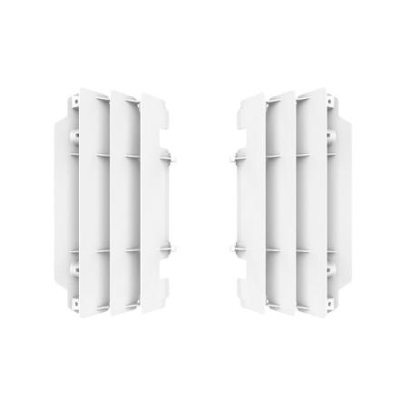 POLISPORT 8472500003 : Cubre radiador POLISPORT - blanco Kawasaki KX250