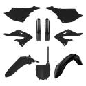 POLISPORT 91129 : Kit de plastica POLISPORT - Black Yamaha YZ125 / 250