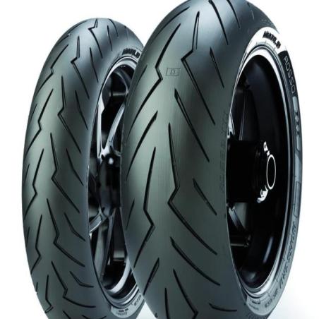 PIRELLI 3927500 : Neumático PIRELLI DIABLO ROSSO III (E) Honda CB 1000 R 190/55 ZR 17 M/C (75W) TL