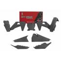 RACETECH R-KITHSQ-GR0-599 : RACETECH Plastic Kit Quantum Grey Husqvarna