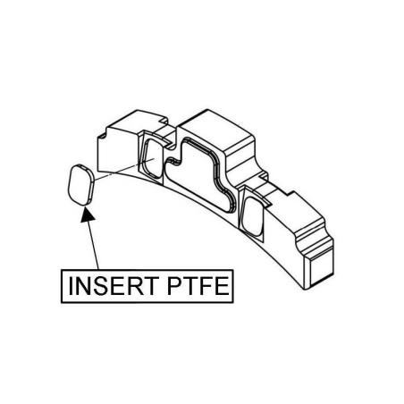 REKLUSE 782-002 : Almohadillas de teflón REKLUSE para embrague Core EXP 3.0 - Dirt