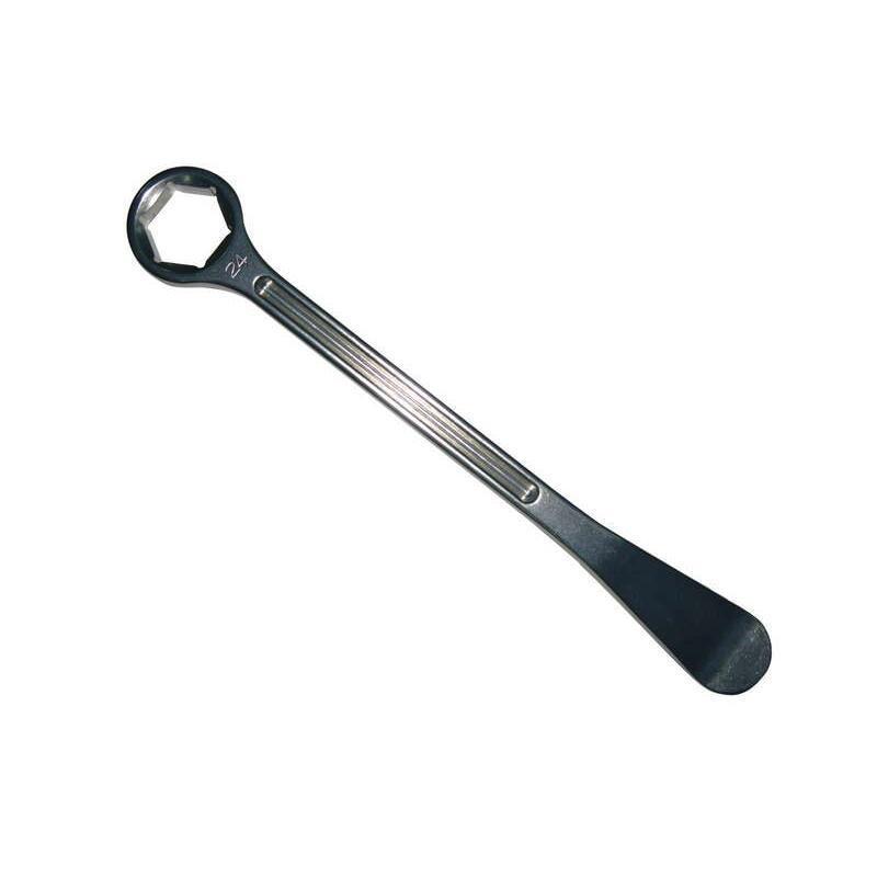 BIHR TLW24 : Desmontable neumáticos moto BIHR + llave fija 24 mm