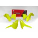 RACETECH R-KITHSQ-GF0-417 : RACETECH Plastic Kit Neon Yellow Husqvarna TE/FE