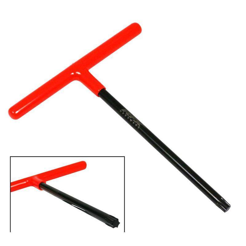 RFX FXWT3024599BK : Llave de vaso en T RFX Pro (negro/naranja) de alcance estándar con mango de goma - KTM T45, cabeza Torx