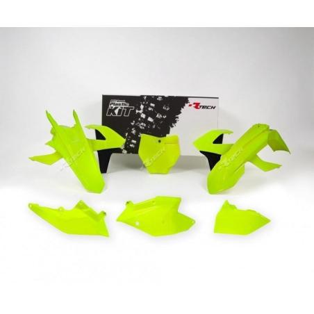 RACETECH R-KITKTM-GF0-516 : RACETECH Plastic Kit Neon Yellow/Black KTM