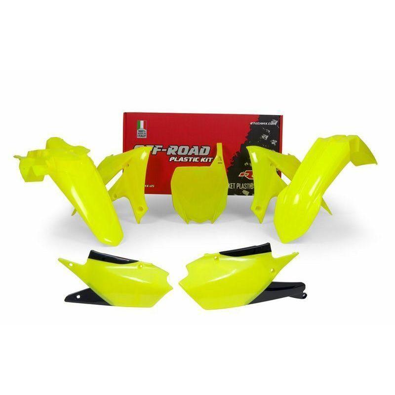 RACETECH R-KITYZF-GF0-518 : RACETECH Plastic Kit Neon Yellow Yamaha YZ-450F