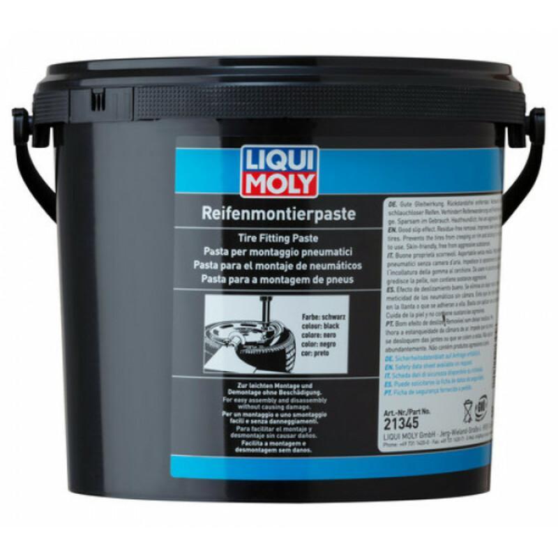LIQUI MOLY 21345 : Pasta de montaje de neumáticos negra Liqui Moly 5kg