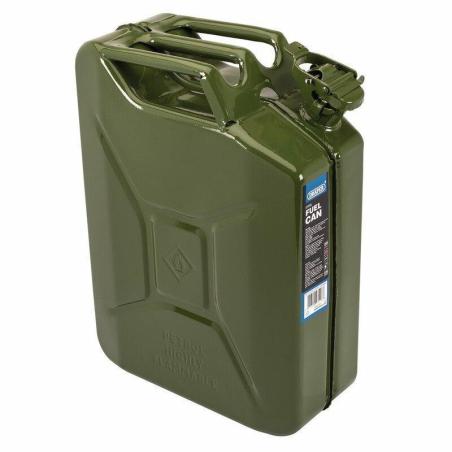 DRAPER 7218 : Bidón de combustible de acero DRAPER - verde 20L