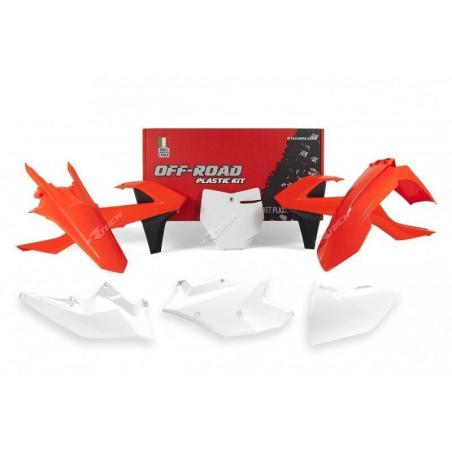 RACETECH R-KITKTM-OEM-536 : RACETECH Plastic Kit OEM Color (2018) Red/Black KTM