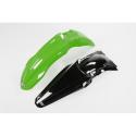 UFO  : Kit guardabarros delantero & Trasero OEM Color  Kawasaki KX250F
