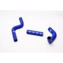 SAMCO KAW-20BLUE : Kit manguitos SAMCO - 3 Kawasaki KX85 / 100