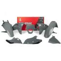RACETECH R-KITGAS-GR0-521 : RACETECH Plastic Kit - Quantum Grey Gas Gas EC/EC-F