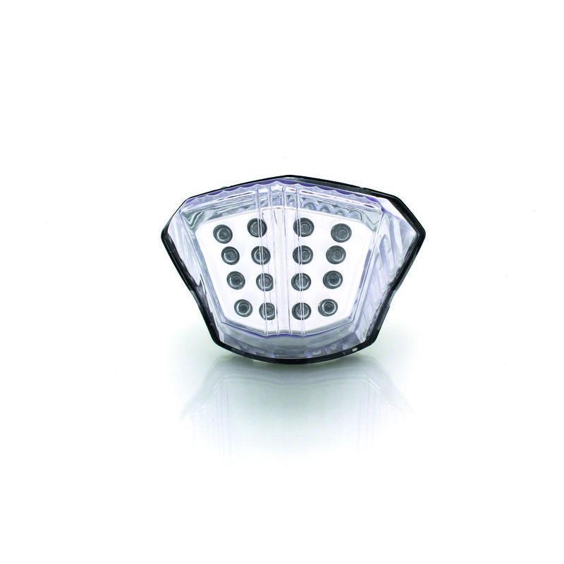 BIHR TZY-316-INT : Piloto trasero BIHR Led con intermitentes integradoYamaha XJ6