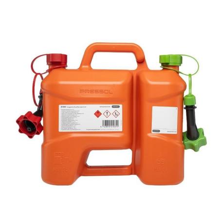 PRESSOL 21031 : Bidón combinado para combustible PRESSOL 5L + 3L