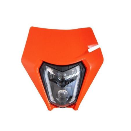 RACETECH R-MASKKTMAR01 : Careta con faro LED RACETECH