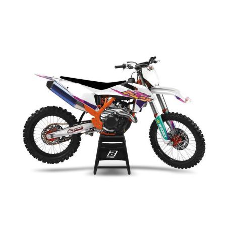 BLACKBIRD 2547AA : Kit adhesivos Retro BLACKBIRD  - KTM EXC/SX-SXF
