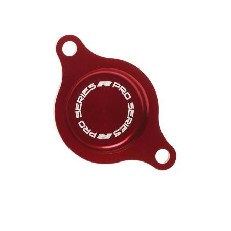 RFX FXFC1030099RD : Tapa del filtro de aceite RFX Pro (rojo) - Honda CRF450