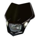 RACETECH R-MASKNR00009 : Careta con faro RACETECH led