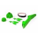 RACETECH R-GASCANACVE0 : Kit accesorios lata de combustible RACETECH Green