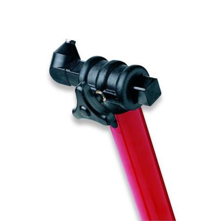 BIKE LIFT  : Caballete delantero universal BIKE LIFT rojo con soportes cónicos