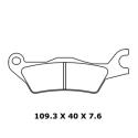 CL BRAKES 1258A3+ : Juego de pastillas sinterizadas CL BRAKES (1258A3+)