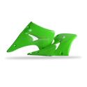 POLISPORT 8429100007 : POLISPORT Radiator Covers Green Kawasaki KX125/KX250