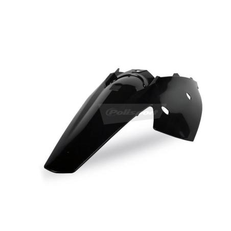 POLISPORT 8561300001 : Guardabarros trasero con paneles laterales integrados POLISPORT negro KTM