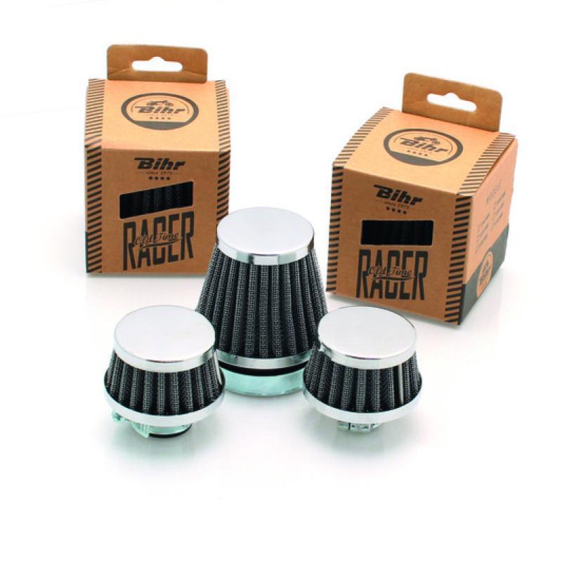 V PARTS E8A9910S2B : Filtro de potencia V PARTS Vintage Series cónico cromado Ø50mm