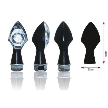 BIHR TL-TJ-058-2BLACK : Juego de intermitentes LED BIHR Power