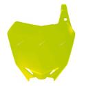 RACETECH R-TBRMZGF0008 : Portanúmeros delantero RACETECH Amarillo Neón Suzuki RM-Z250 / 450